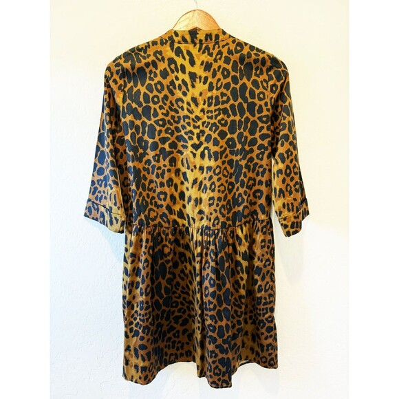 Tuckernuck Brown and Black Leopard-Print Mini Dress - Picture 4 of 6